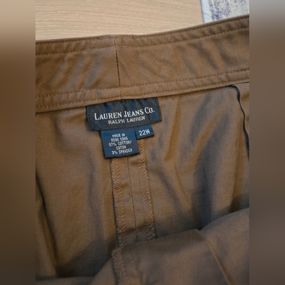 Ralph Lauren khaki skirt 22 - Picture 2 of 5